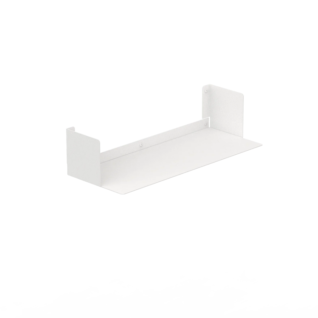 Estantería de pared metálica Bergamo – repisa flotante para libros