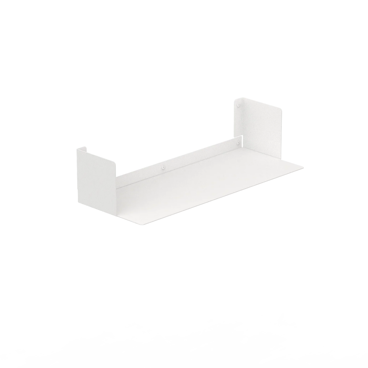Estantería de pared metálica Bergamo – repisa flotante para libros