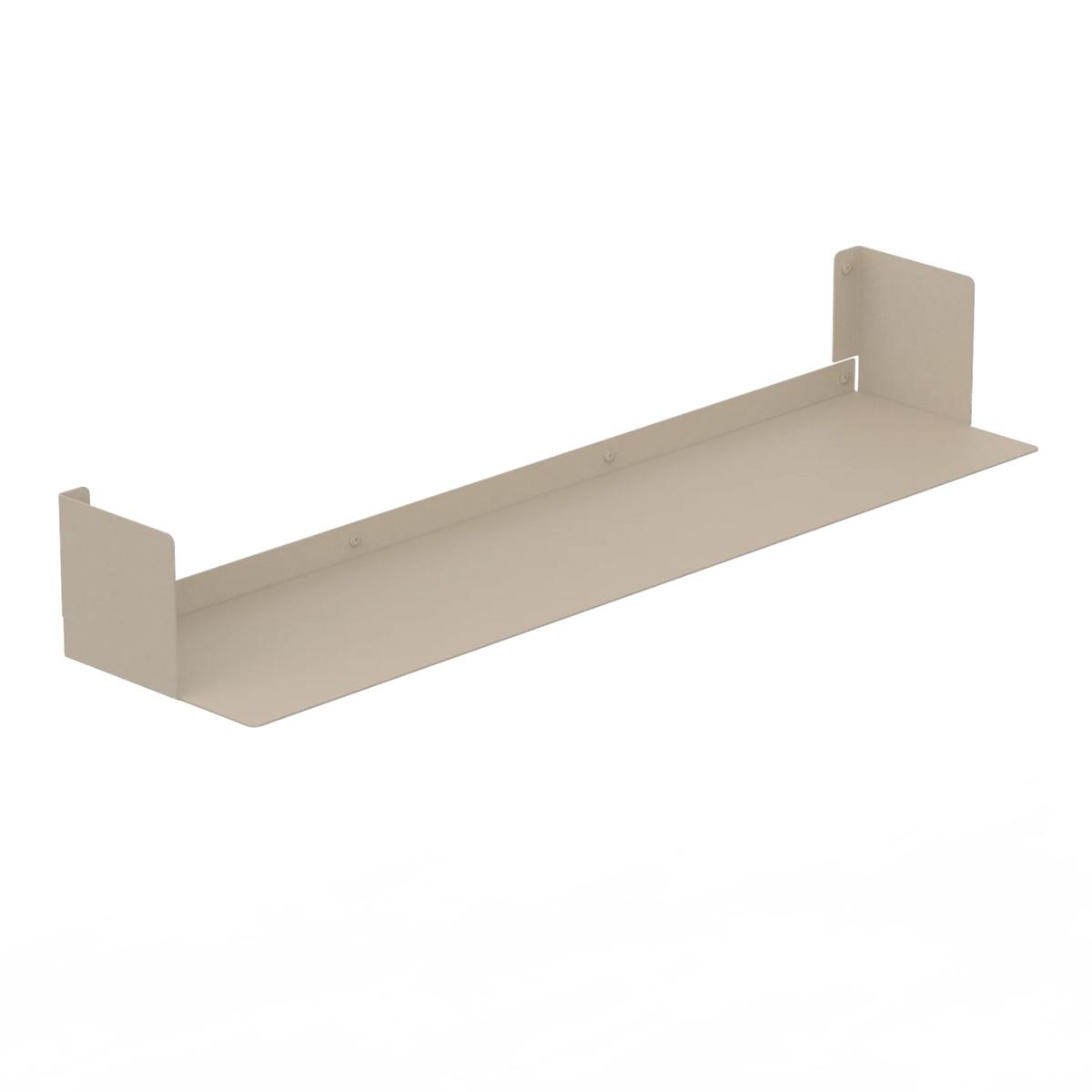 Estantería de pared metálica Bergamo – repisa flotante para libros