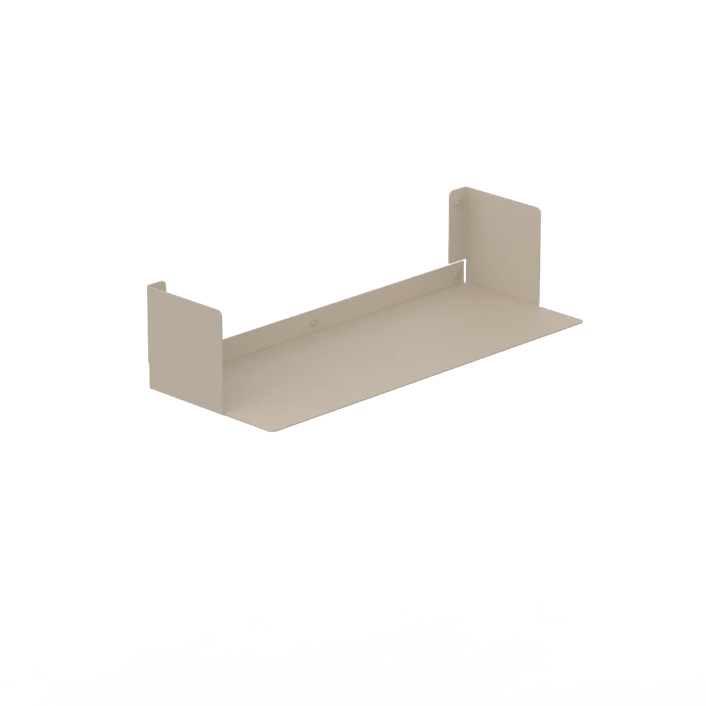 Estantería de pared metálica Bergamo – repisa flotante para libros