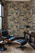 New York City Vintage Collage Wallpaper