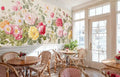 Romantic Rose Garden Wall Mural