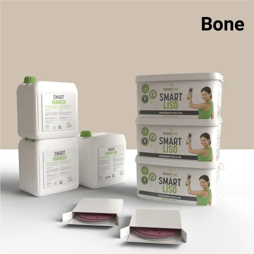 Kit de microcemento para chimenea