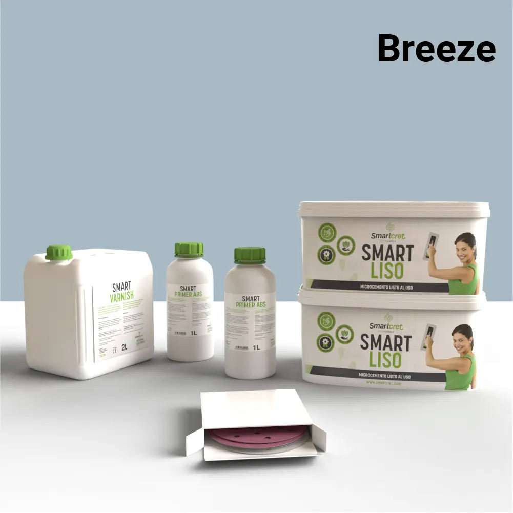Kit de microcemento para chimenea