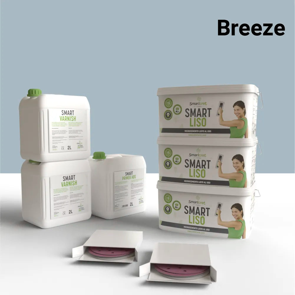 Kit de microcemento para chimenea
