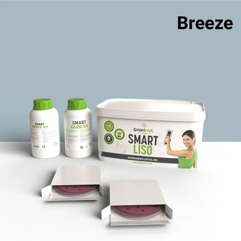 Kit de microcemento para chimenea