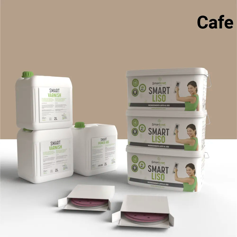 Kit de microcemento para chimenea
