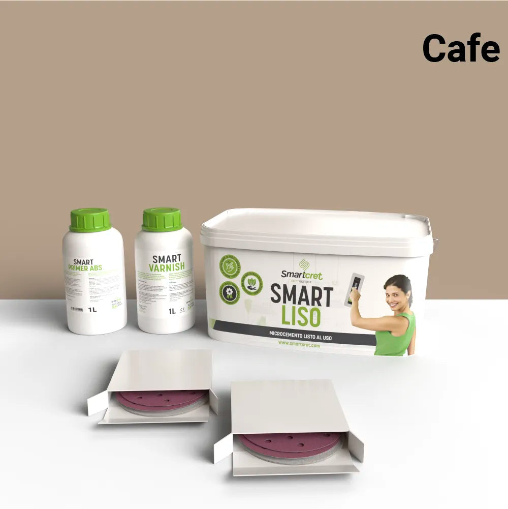 Kit de microcemento para chimenea