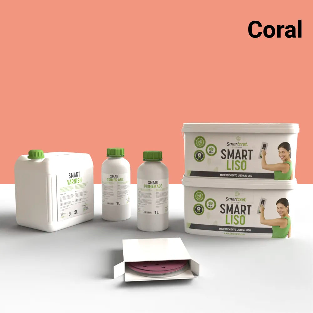 Kit de microcemento para chimenea