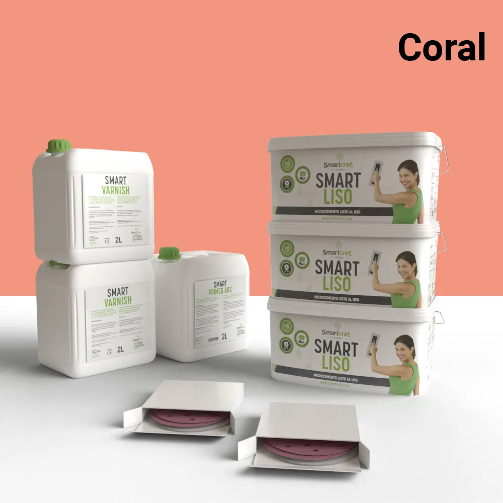 Kit de microcemento para chimenea
