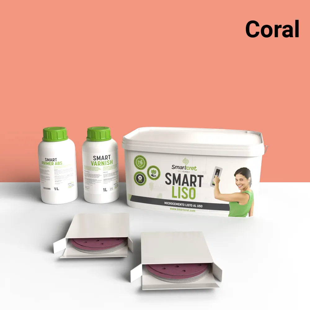 Kit de microcemento para chimenea