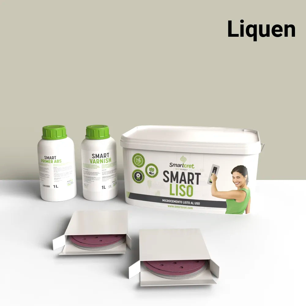 Kit de microcemento para chimenea