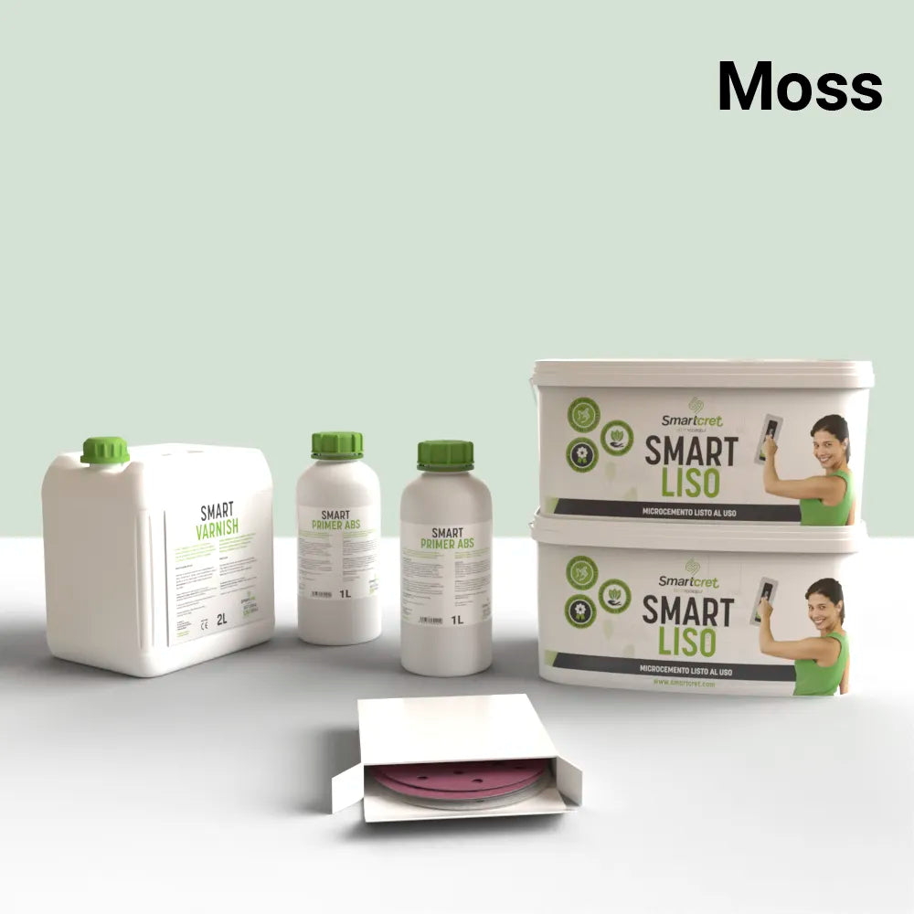 Kit de microcemento para chimenea