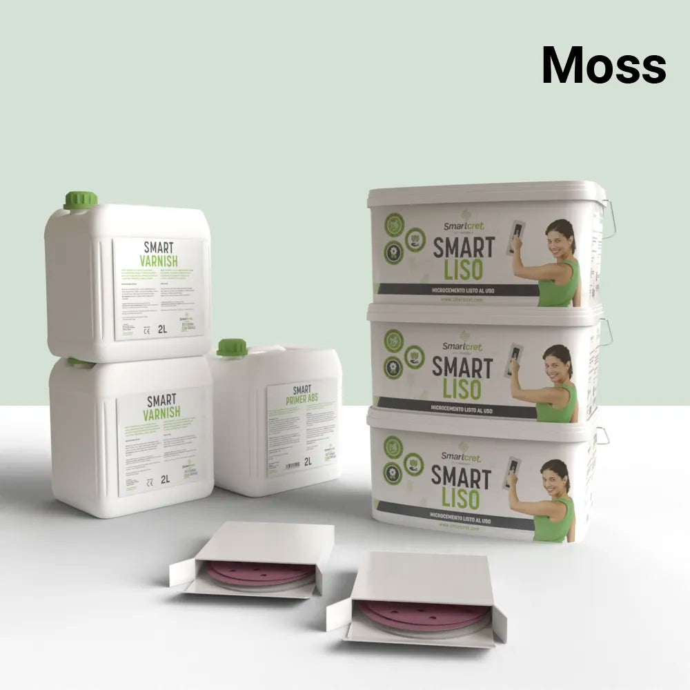 Kit de microcemento para chimenea