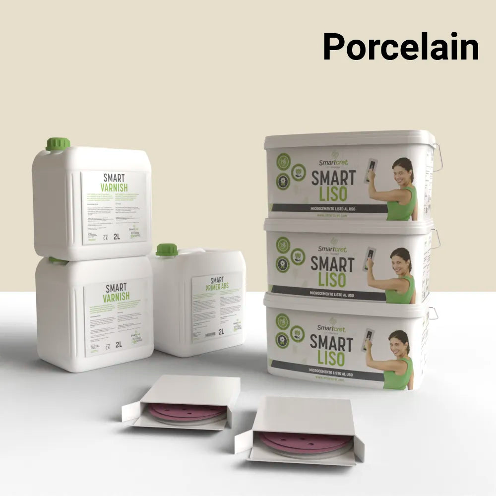 Kit de microcemento para chimenea