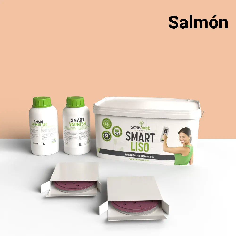 Kit de microcemento para chimenea
