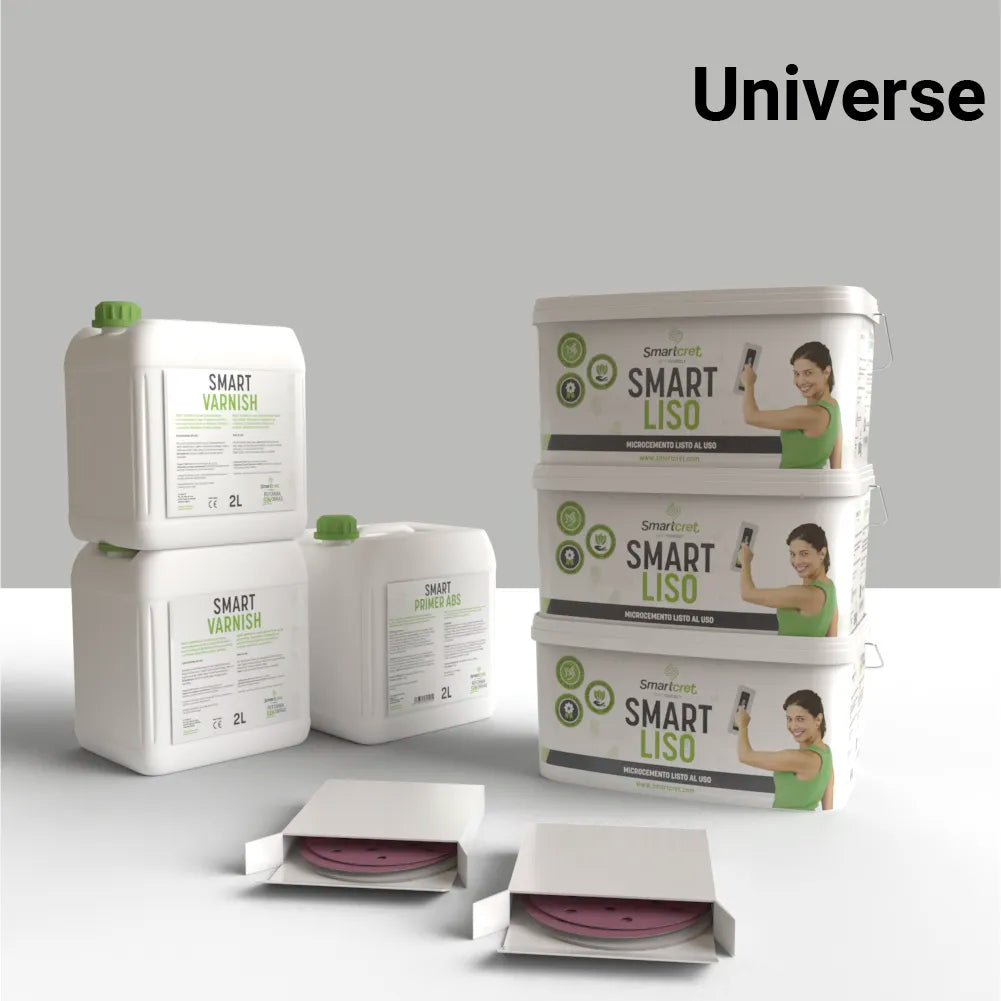 Kit de microcemento para chimenea